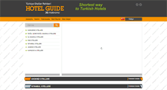 Desktop Screenshot of hotelguide.com.tr