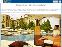Tablet Screenshot of johannesburg.hotelguide.co.za